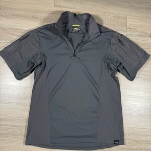 First Tactical Performance Military Tactical Gray 1/4 Zip Shirt Cordura Fabric L